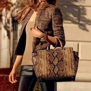 michael kors python handbag sale